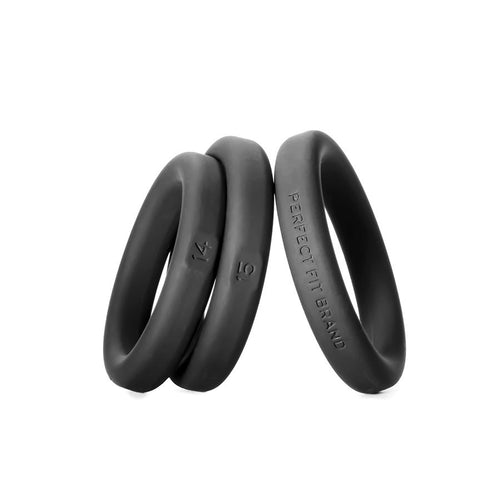 XACT FIT SILICONE RINGS #14 #15 #16 BLACK - PERCR91B