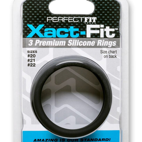 XACT FIT SILICONE RINGS #20 #21 #22 - PERCR93B