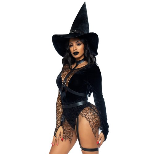 Crafty Witch Sexy Costume With Hat - SK87068   00125