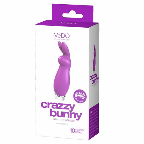 CRAZZY BUNNY RECHARGEABLE MINI VIBE PURFECTLY PURPLE - VIBU0503