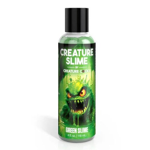 CREATURE COCKS CREATURE SLIME WATER BASED GREEN SLIME LUBE 4OZ - XRAH586