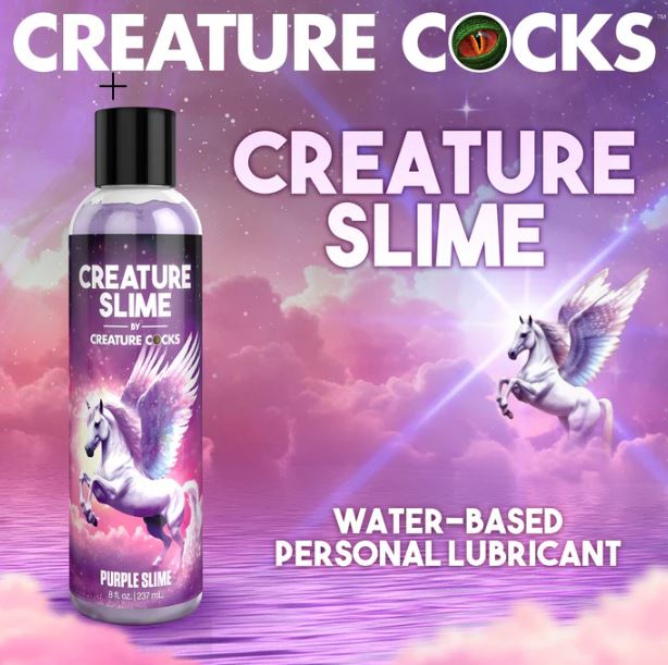 CREATURE COCKS CREATURE SLIME WATER BASED PURPLE SLIME LUBE 8OZ - XRAH587