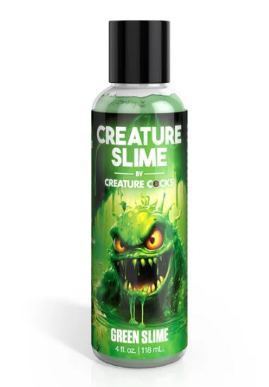 CREATURE COCKS CREATURE SLIME WATER BASED GREEN SLIME LUBE 4OZ - XRAH586
