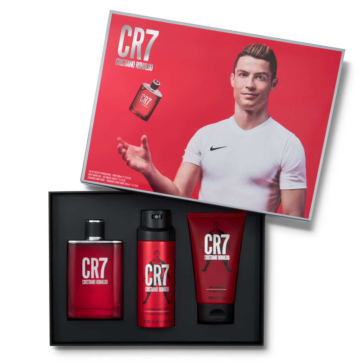 CRISTIANO RONALDO CR7 3PC SET, MEN'S GIFT SET, EDT