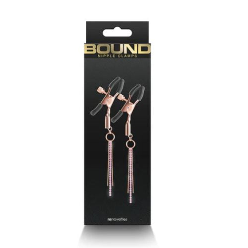 BOUND NIPPLE CLAMPS DC3 ROSE GOLD - NSN130312