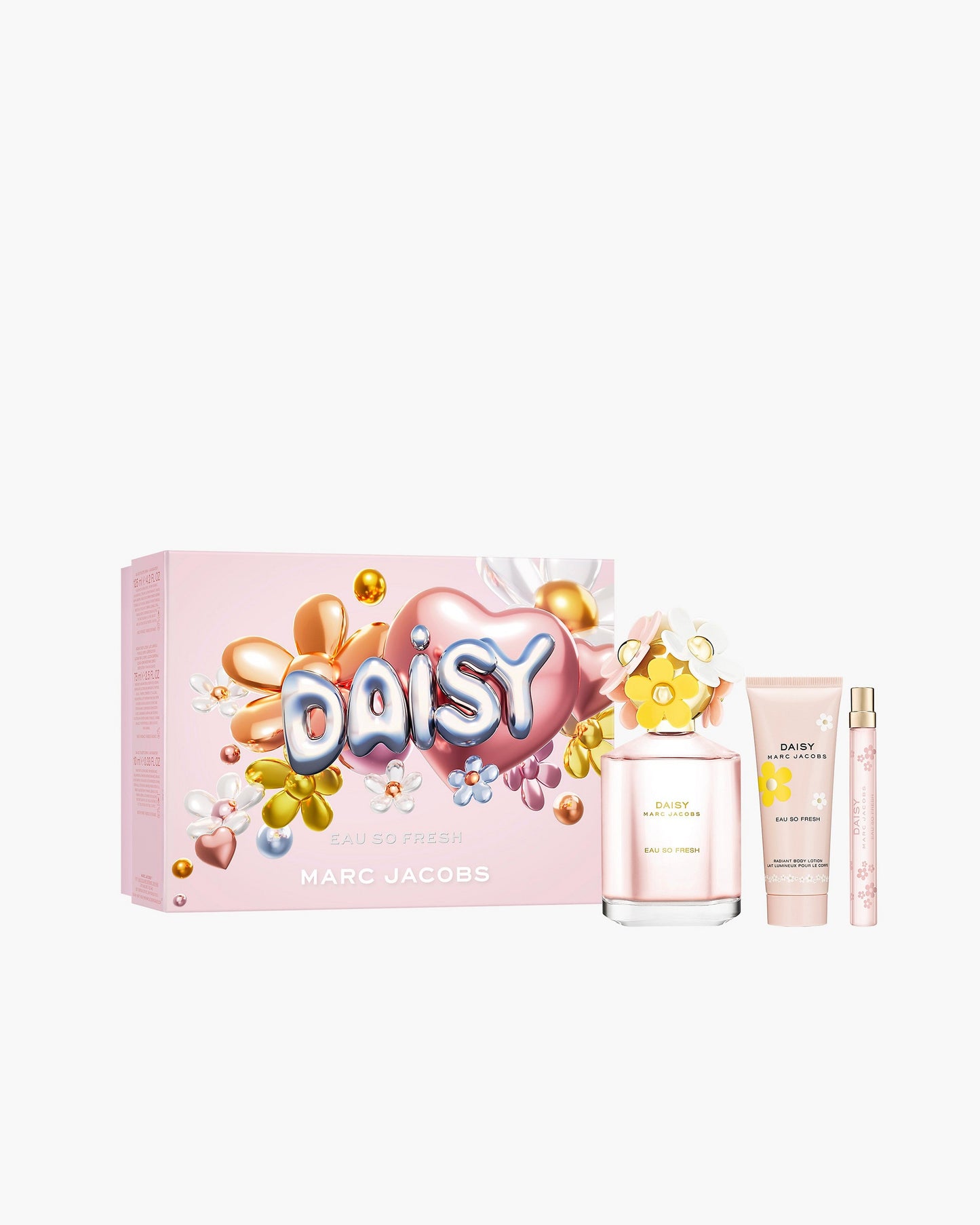 DAISY SO FRESH 3PC SET, WOMEN'S GIFT SET, EDT-Pinkfoxxx
