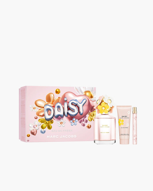 DAISY SO FRESH 3PC SET, WOMEN'S GIFT SET, EDT-Pinkfoxxx