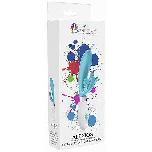 (D)ALEXIOS BUTTERFLY & G-SPOT VIBRATOR TURQUOISE - SHTLUM004TUR