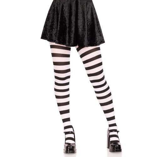 Darby Striped Opaque Tights - 7110      00722