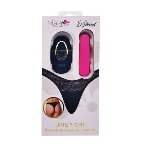 DATE NIGHT REMOTE PINK PANTY VIBE - L/XL - MTRM330PKLXL