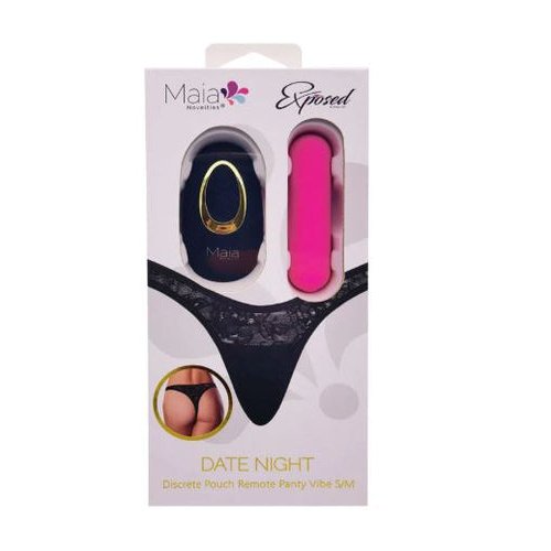 DATE NIGHT REMOTE PINK PANTY VIBE - S/M - MTRM330PKSM