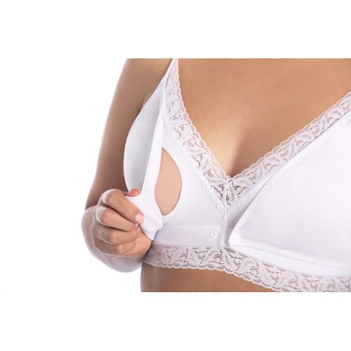 Maternity Bra. This is a special bra for the breastfeeding period.  Lace at the neckline a