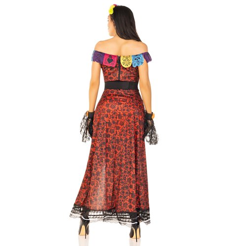 Deluxe Day of the Dead Beauty Costume - 86871     10105