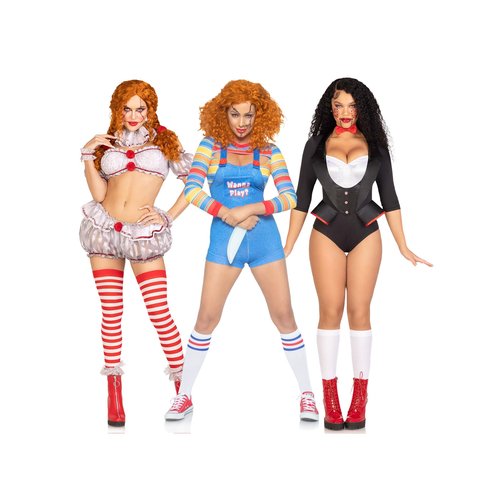 Demonic Icons Trio Friend Costume - devilish-icons-trio-friend-costume