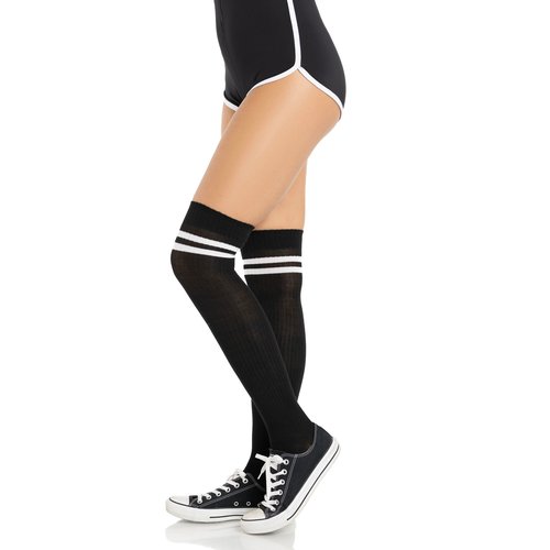 Dina Athletic Thigh High Stockings - 6919      00722