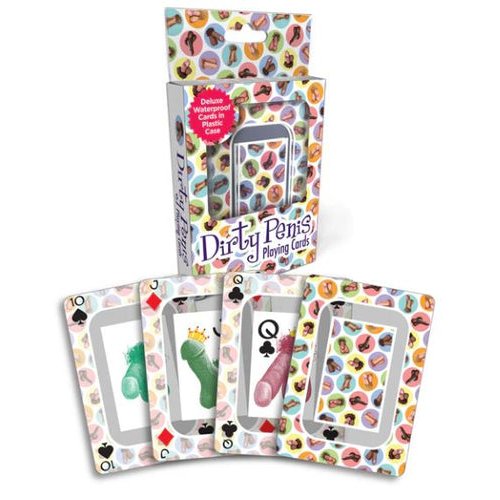 DIRTY PENIS WATERPROOF PLAYING CARDS