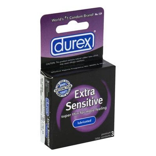 DUREX EXTRA SENSITIVE LUBRICATED 3PK - R129