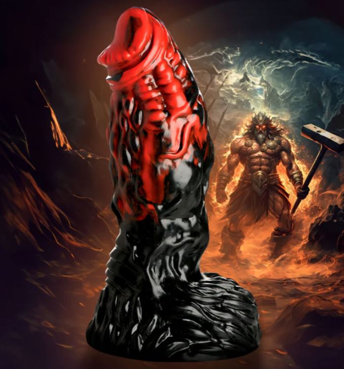 CREATURE COCKS VULCAN SILICONE DILDO - XRAH320