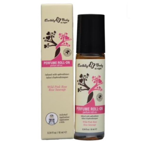 EARTHLY BODY AT NIGHT ROLL-ON PERFUME APHRODISIAC COLLECTION WILD PINK ROSE 10ML - EBHSBNP032