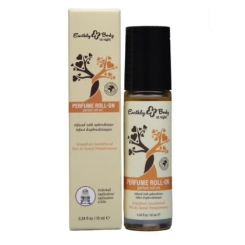 EARTHLY BODY AT NIGHT ROLL-ON PERFUME APHRODISIAC COLLECTION GRAPE FRUIT SANDALWOOD 10ML - EBHSBNP033