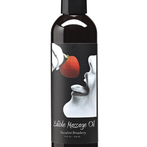 MASSAGE OIL EDIBLE WATERMELON 8 OZ - EBMSE004