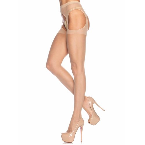 Eden Sheer Suspender Pantyhose - 1901      00122