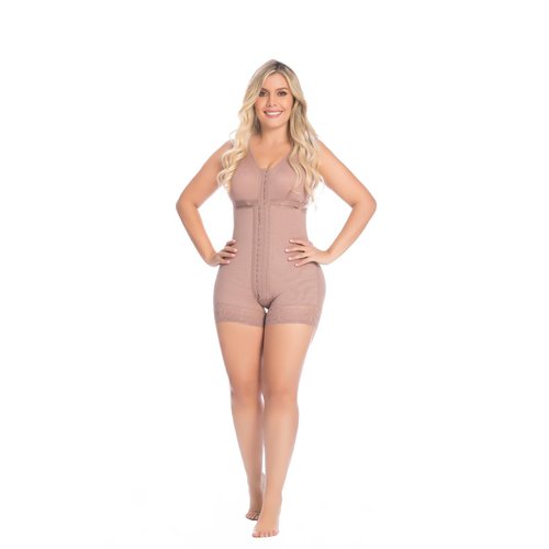 Body Garment-Hip Hugger-Sleeveless Bra 3 level hook. This girdle helps the recovery, heali