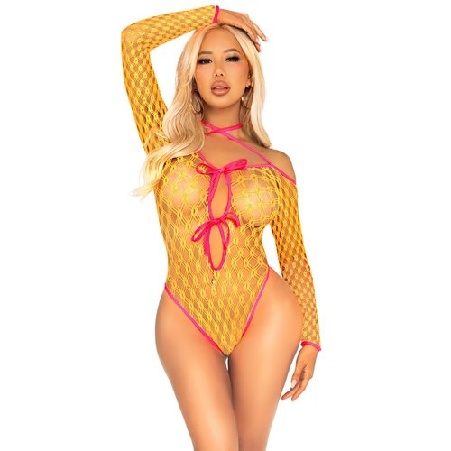 Electric Love Net Bodysuit - 89350     03022