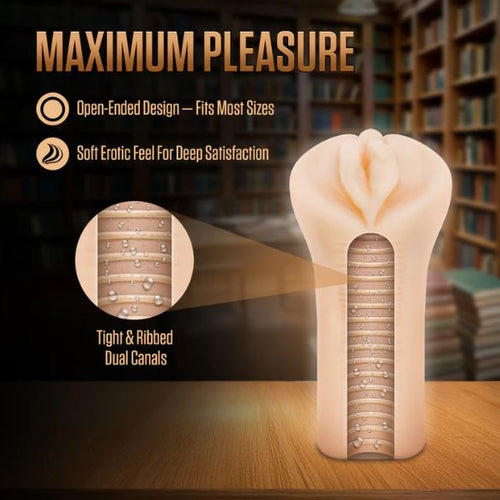 ENLUST EMMA MALE MASTURBATOR W/ BULLET VIBRATOR - BN72523