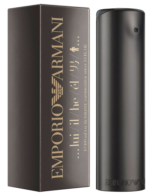 EMPORIO ARMANI HE 3.4OZ, MEN'S PERFUME, EDT-Pinkfoxxx