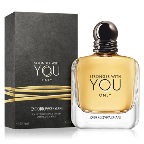 EMPORIO ARMANI STRONGER WITH YOU ONLY 3.4OZ, MEN'S PERFUME, EDP-Pinkfoxxx