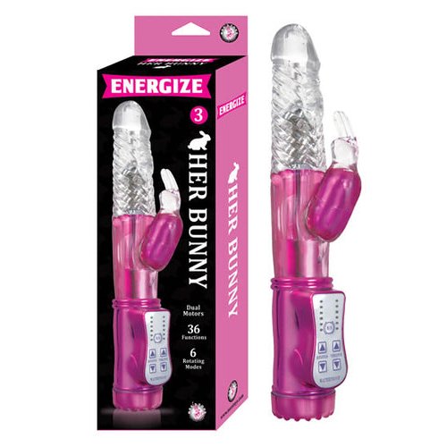 ENERGIZE HER BUNNY 3 PINK RABBIT VIBRATOR