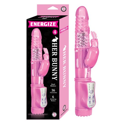 ENERGIZE HER BUNNY 4 PINK RABBIT VIBRATOR