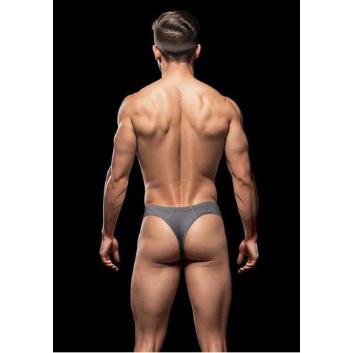 ENVY SEXY SLINKY THONG GREY ML - XGBLE111GRYML