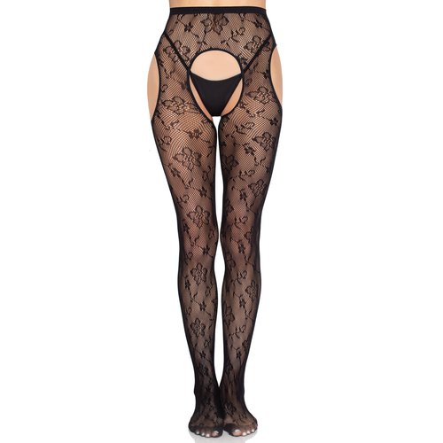 Esme Floral Suspender Tights - 1967      00122