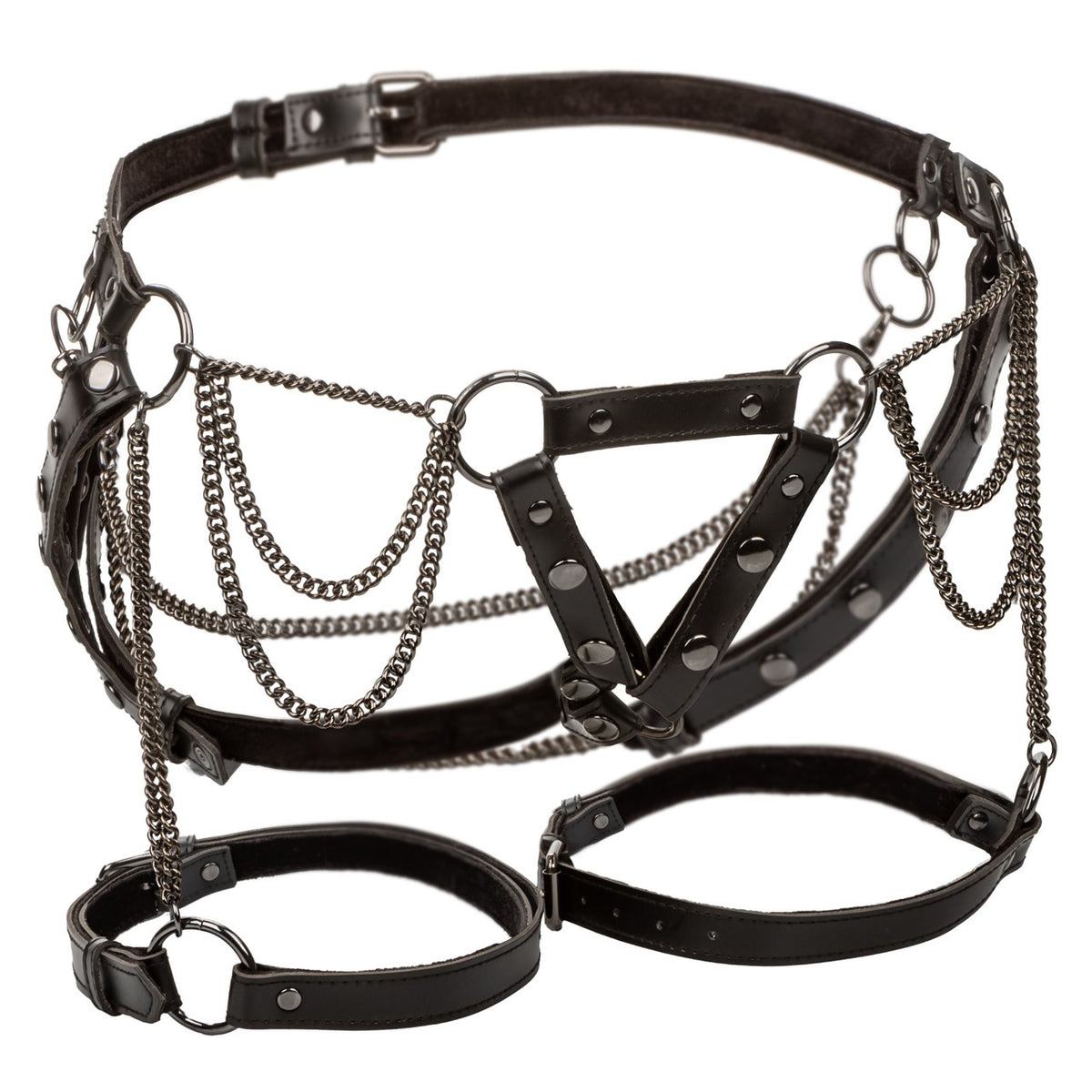 EUPHORIA THIGH HARNESS W/ CHAINS PLUS SIZE - SE310221