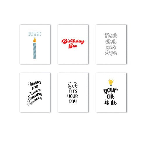 Everyday Pack Naughty Greeting Card - Variety Pack Of 6