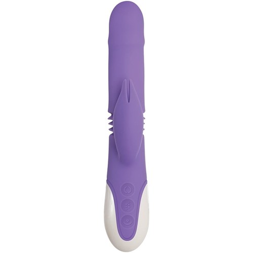 Evolved Thick & Thrust Silicone Bunny-Purple 9