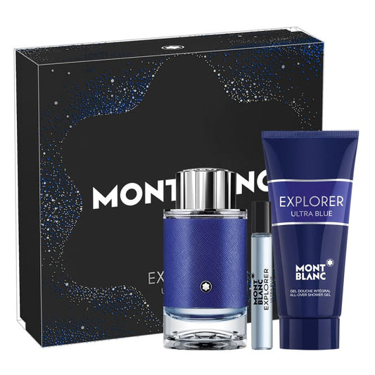 EXPLORER ULTRA BLUE 3PC SET, MEN'S GIFT SET-Pinkfoxxx