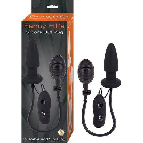 FANNY HILL'S SILICONE BUTT PLUG BLACK