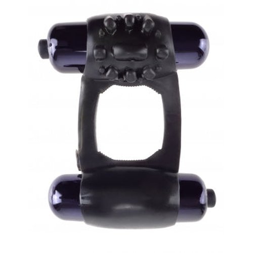 FANTASY C RINGZ DUO VIBRATING SUPER RING BLACK - PD596323
