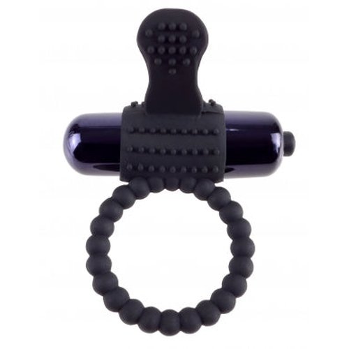 FANTASY C RINGZ VIBRATING SILICONE SUPER RING BLACK - PD596623