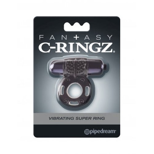FANTASY C RINGZ VIBRATING SUPER RING BLACK - PD596023
