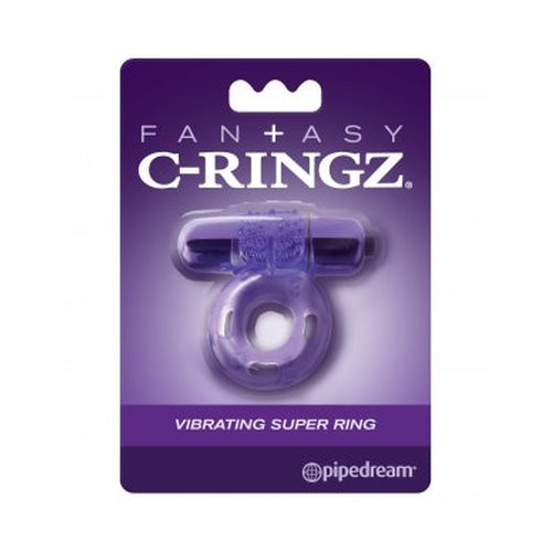 FANTASY C RINGZ VIBRATING SUPER RING PURPLE - PD586012