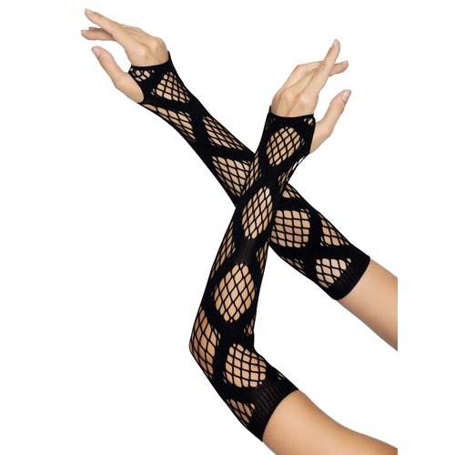Faux Wrap Industrial Net Arm Warmers - 2675      00122