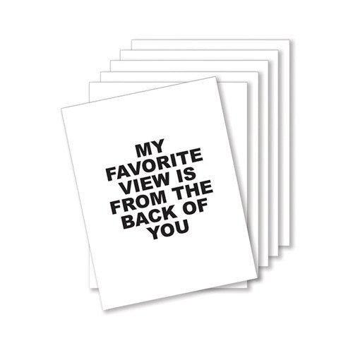 Favorite View Naughty Greeting Card - P