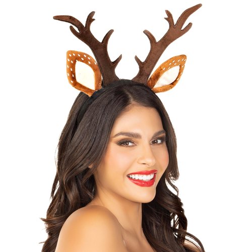 Fawn Ear Antler Animal Costume Headband - A2825     07722