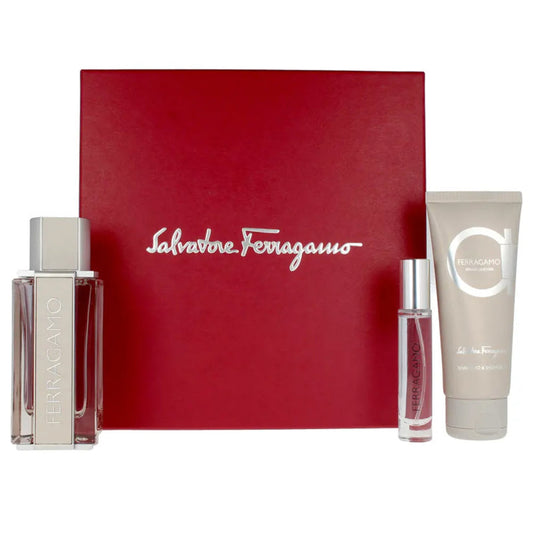 FERRAGAMO BRIGHT LEATHER 3PC SET, MEN'S GIFT SET-Pinkfoxxx