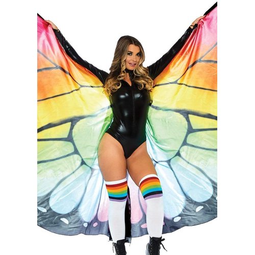Festival Butterfly Wing Halter Cape with Batons - A2782     10122