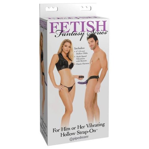 FETISH FANTASY HOLLOW STRAP ON FOR HIM OR HER VIBRATIN